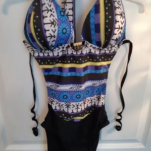 One piece bathing suit